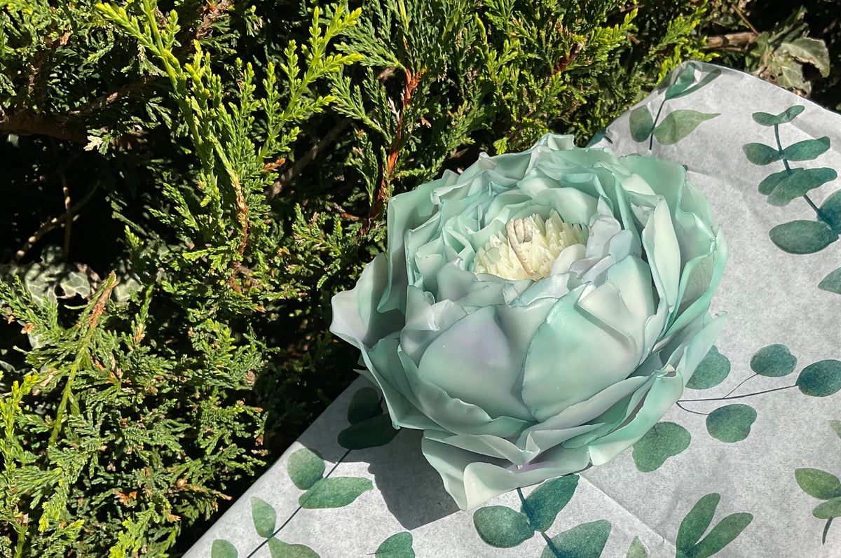 Green & Purple Peony