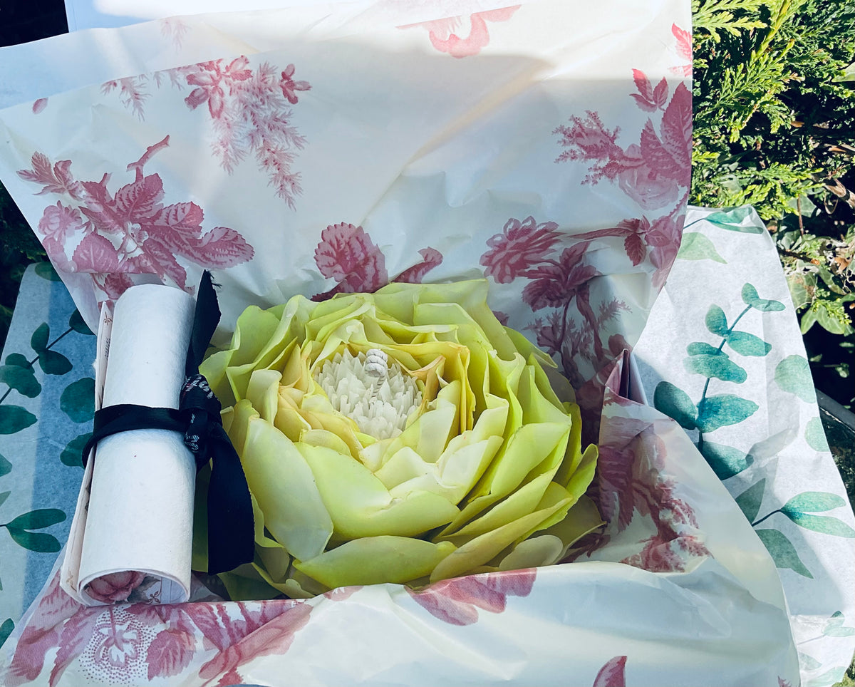 Neon Yellow Peony