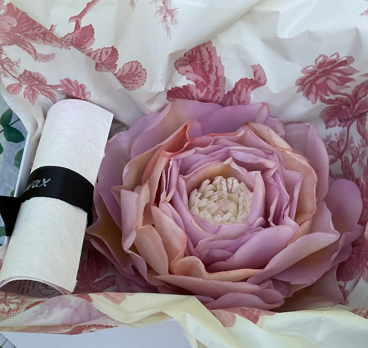 Soft Pink & Soft Yellow Peony